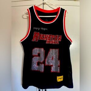 Rockstar Original Black Jersey with Red and White Accents